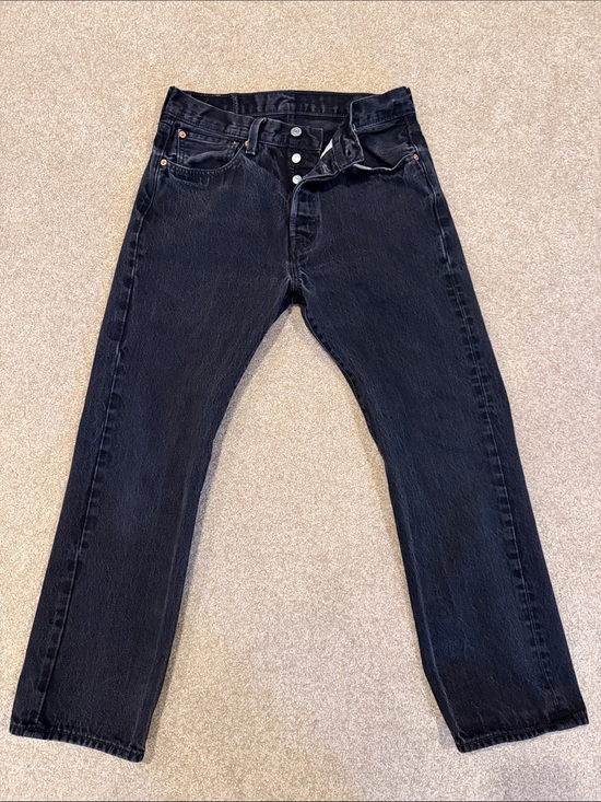 Levi's Other - Levi's  501 Black Straight-Leg Jeans
